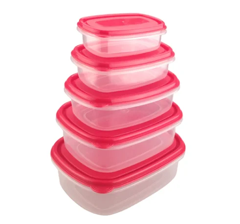 5 in 1 food storage container bpa fee food grade cereal container food container with lids for store cereal