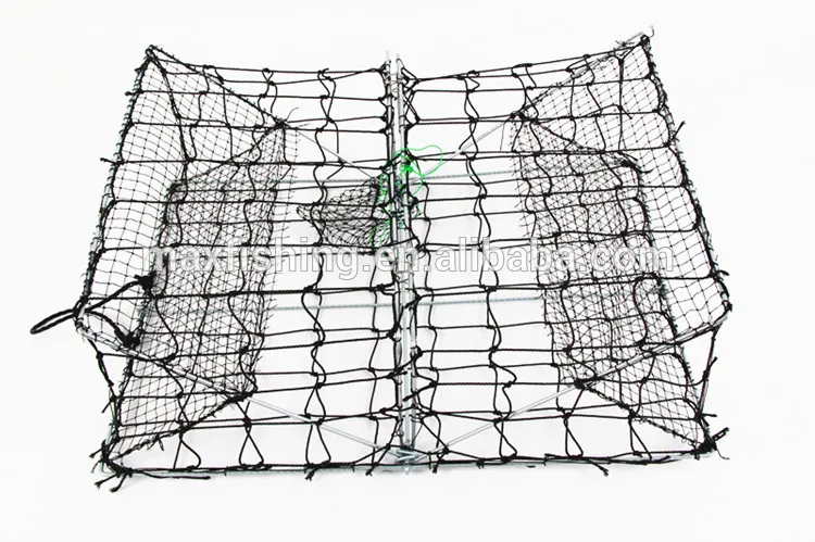 mesh size rectangular folding crab traps