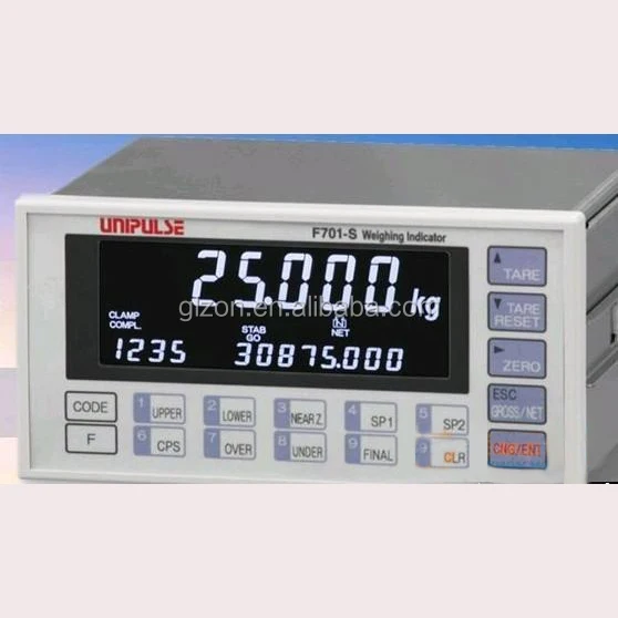 Японский индикатор взвешивания Unipulse F701 для упаковочной
