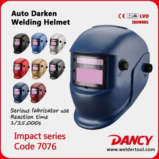 Large view of custom auto eclipsing helmet plate