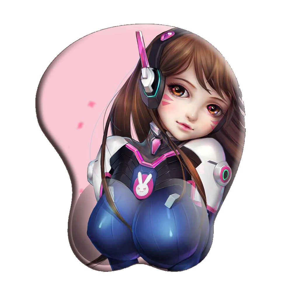 anime boob mouse pad, custom 3d mouse pad for adults