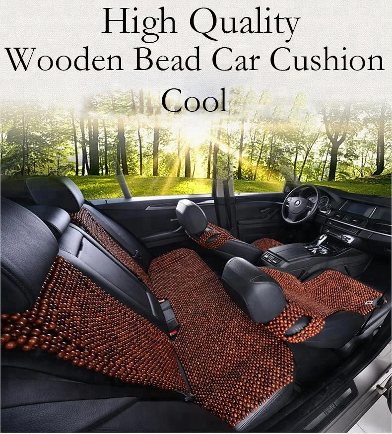 Summer Season Cooling Wooden Bead Car Seat Cushion with Good Price