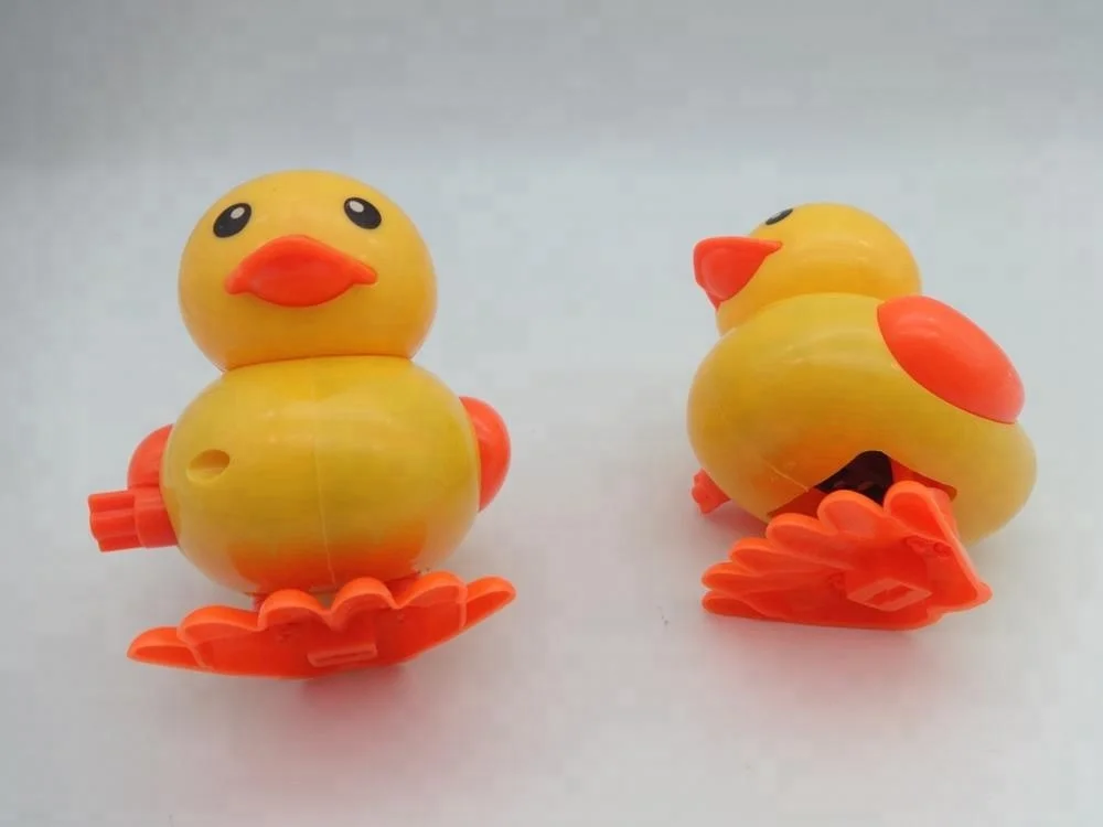 duck  for kids jumping toys wind up animal  yellow duck toy clockwork plastic duck toys