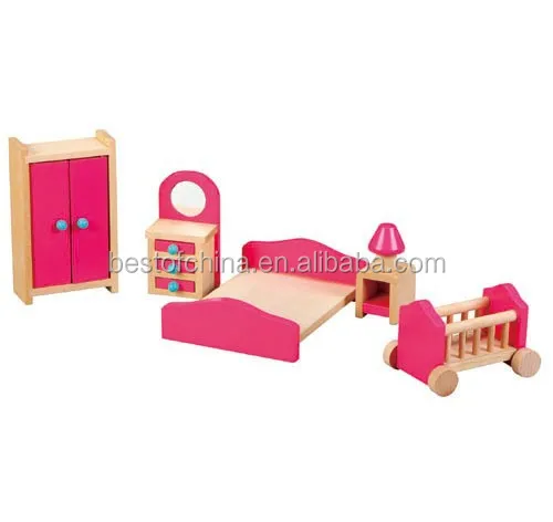
Dollhouse furniture wooden Furniture toy, Role play doll house pretend game set,EN71 Best of China 