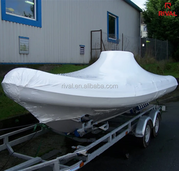 White color 12 months UV ldpe UV shrink wrap film for boats, cars, scaffold and aircraft