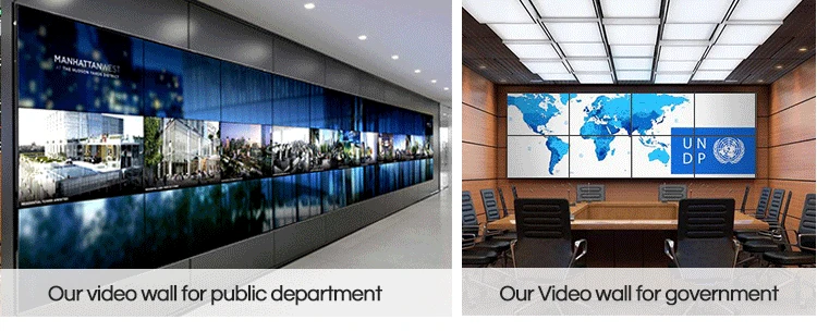 
42 43 46 49 55 65 inch 2X2 LCD screens the advertisement multi media display DID video wall for indoor 