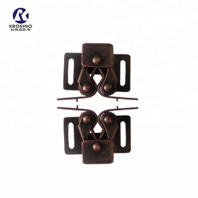 
Copper Plated Door Closet Cabinet Steel Double Roller Catch 