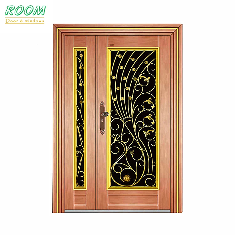 High grade stainless steel security door design
