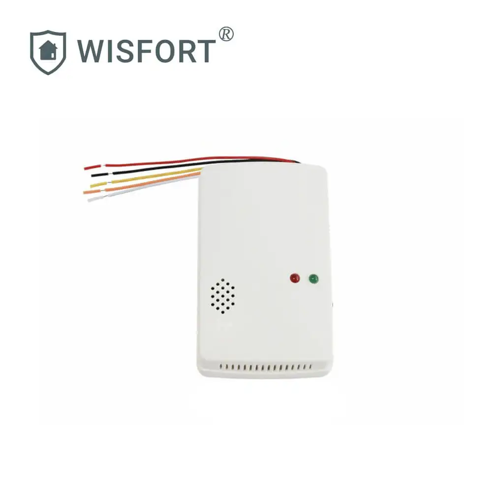 Проводной газа сигнализации СНГ СПГ угля, природного газа детектор утечки