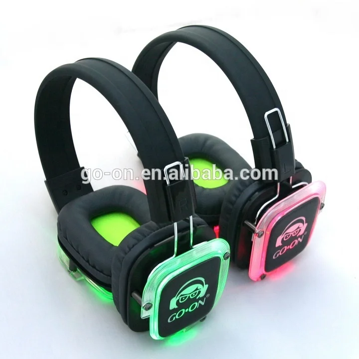 RF-309 3 channels Silent Disco wireless headphone and wireless transmitter for party