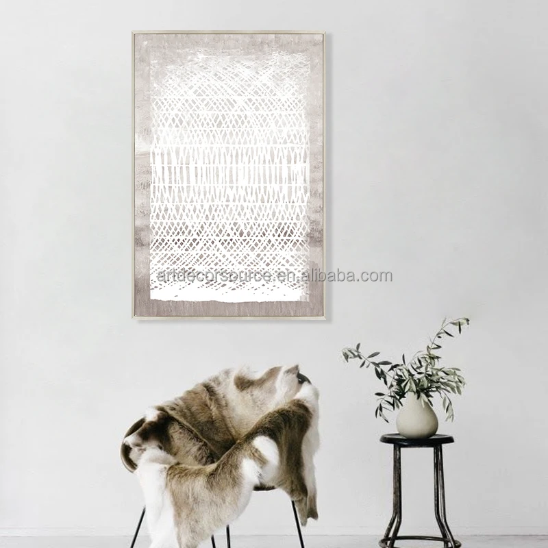 
Custom nordic decorative blue wall art canvas print abstract painting 