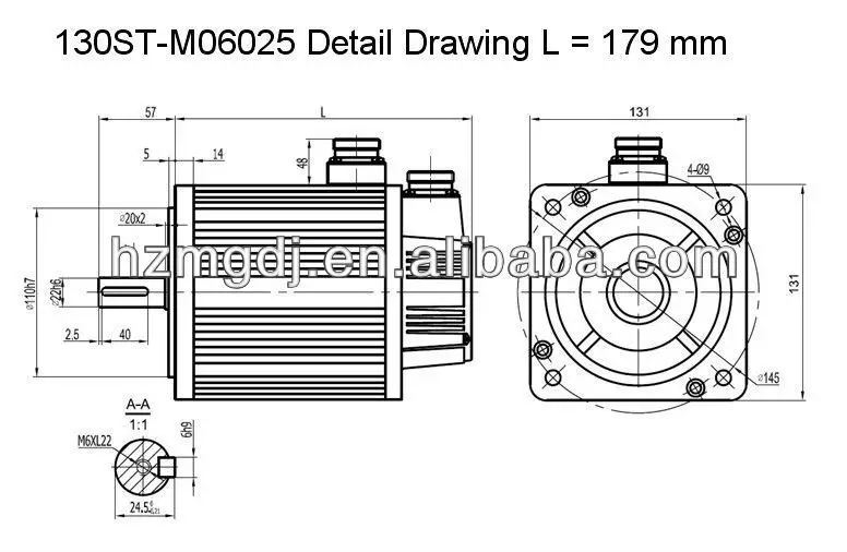 Части токарных станков 2500 кВт 6 нм об/мин Серводвигатель переменного тока