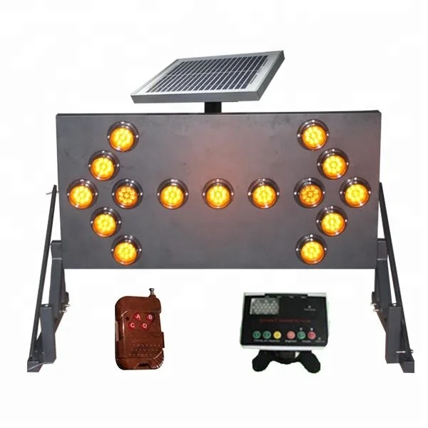 solar arrow signs board trailer