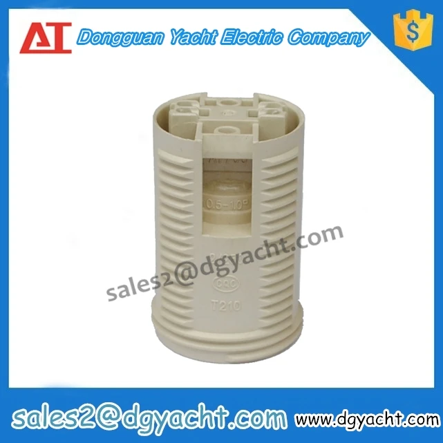 Пластиковые E14 винт типа потолка лампа гнездо с оперативное исправление кольцо