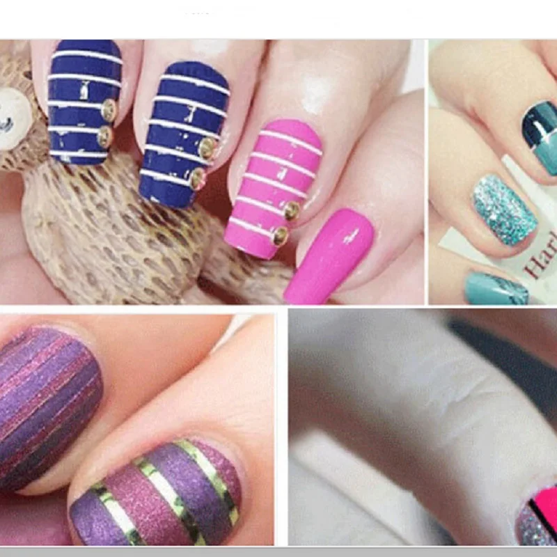 35 colors rolls striping tape line nail art sticker beauty decal for stickers Nails Rolls Striping