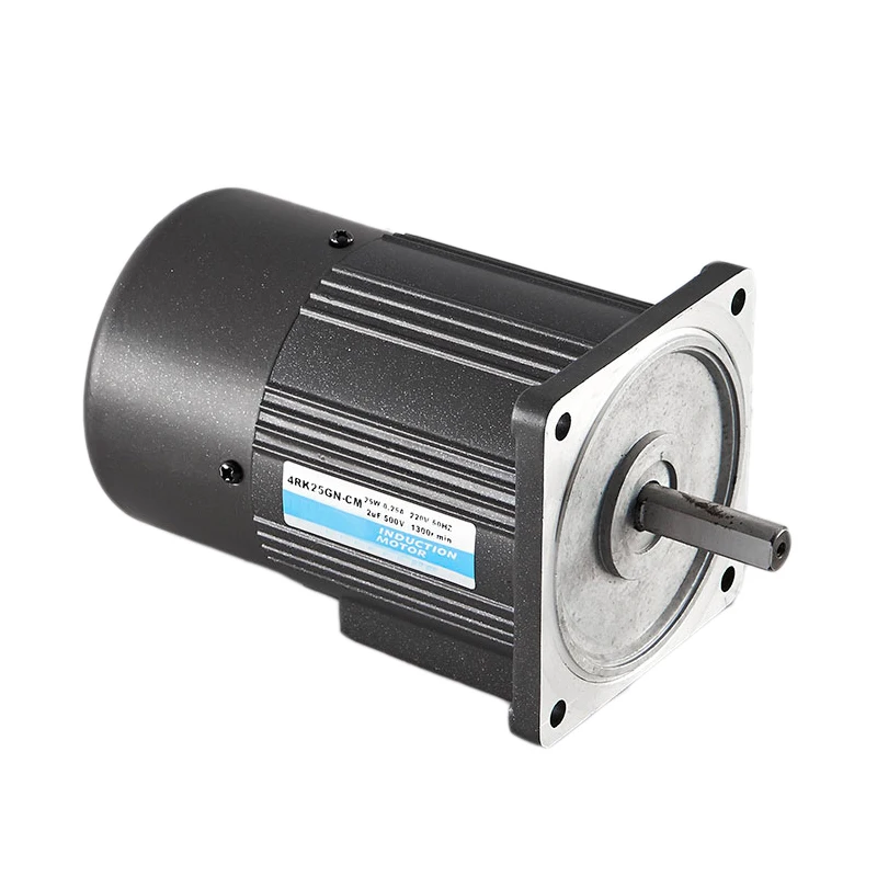90mm 40w single phase and three phase induction ac geared magnetic brake motor