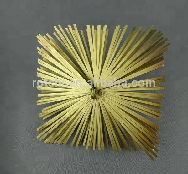 Chimney cleaning brush duct cleaning brush