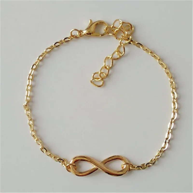 Men Jewelry Girl Gift Charm Bracelets Bangles Fashion 2017 New Women 8 Infinity Bracelet