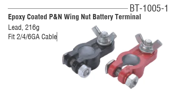Heavy Duty Top Post Battery Terminal Connector Fits for 12V 24V Battery for most post batteries