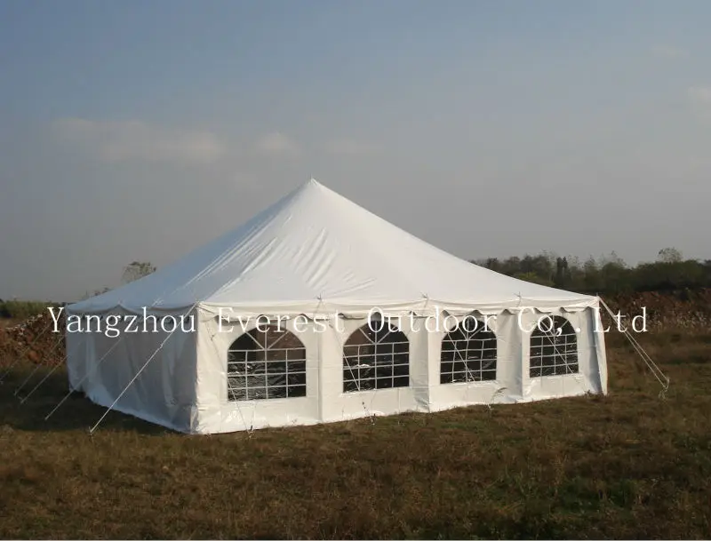 
Chinese 40x40ft pole tent for wedding or party 