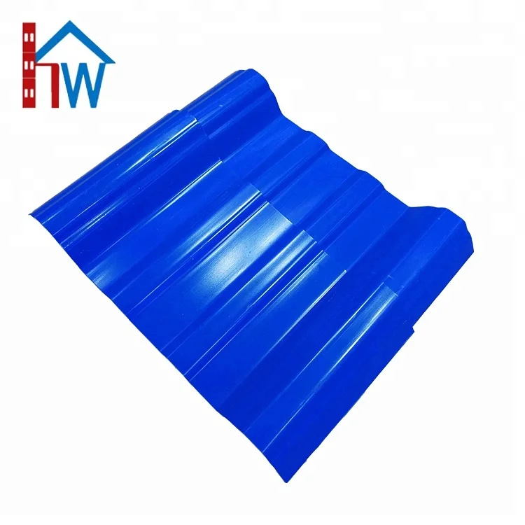 Color-lasting corrugated ASA resin plastic sheet apvc roof tile