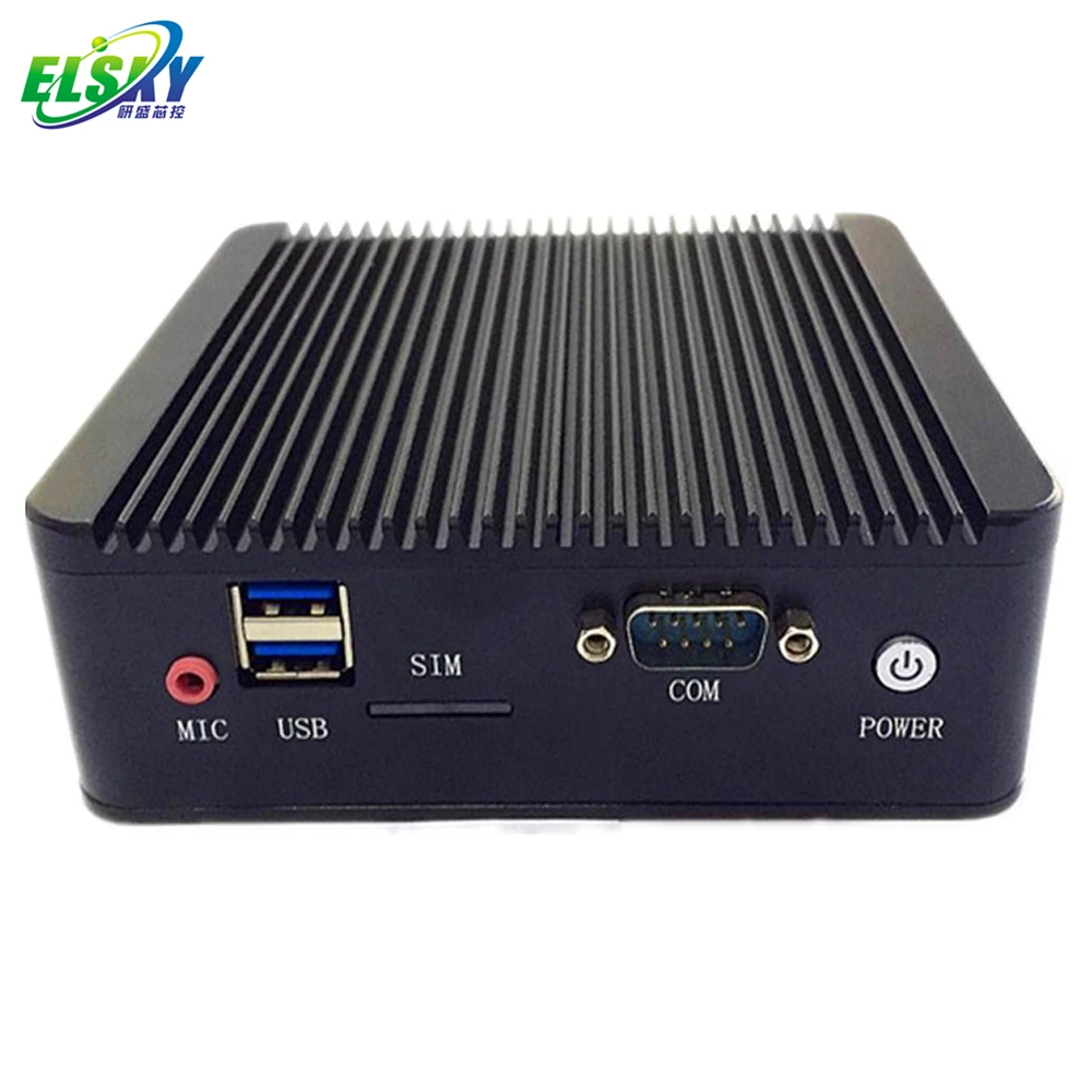 ELSKY BayTrail Celeron J1800 2.0GHz DDR3L Dual Core Fanless Barebone PC GPIO VGA NANO ITX Mini PC