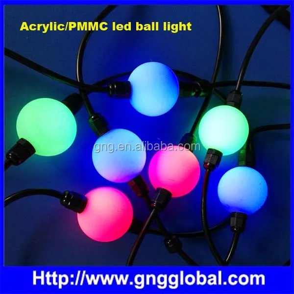 Waterproof full color dmx rgb led ball hanging ball light