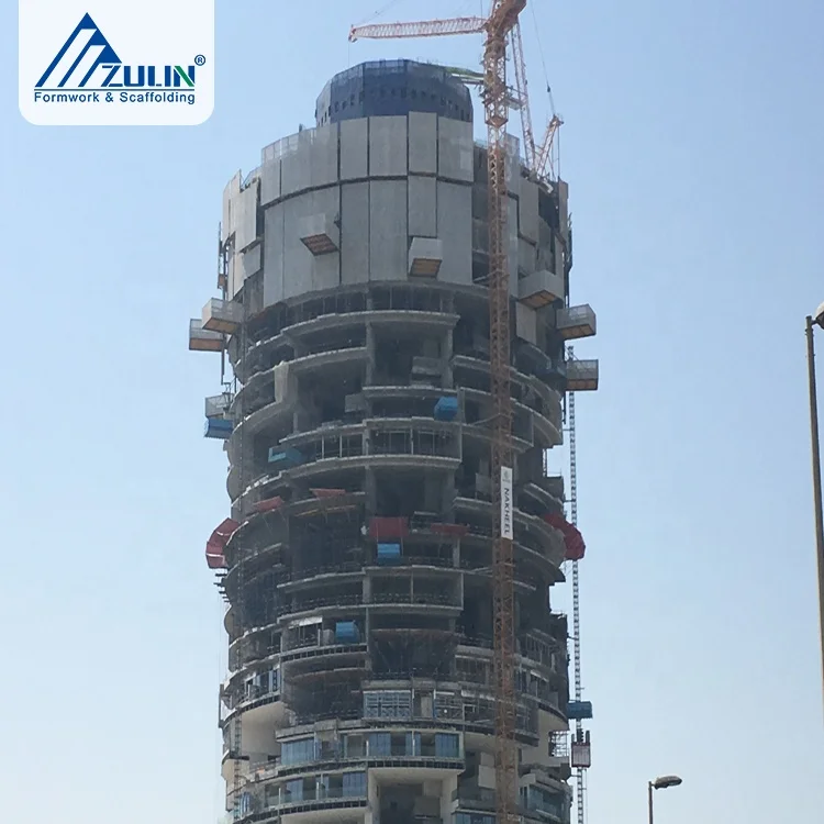 ZULIN RCS Protection Panel Steel Construction Formwork Self-Climbing Scaffolding System