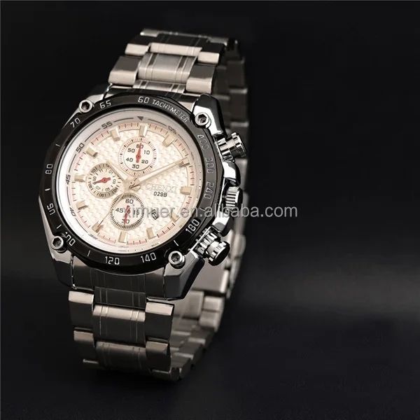 Wholesale high quality stainless steel mens brand watch