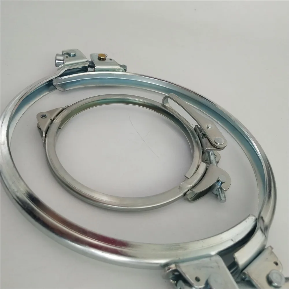 German standard heavy duty clamping ring for pneumatic duct system