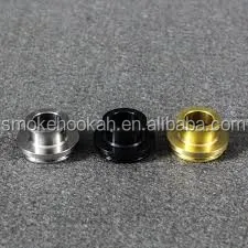 Summit style wide bore top cap drip tip kupcake top cap