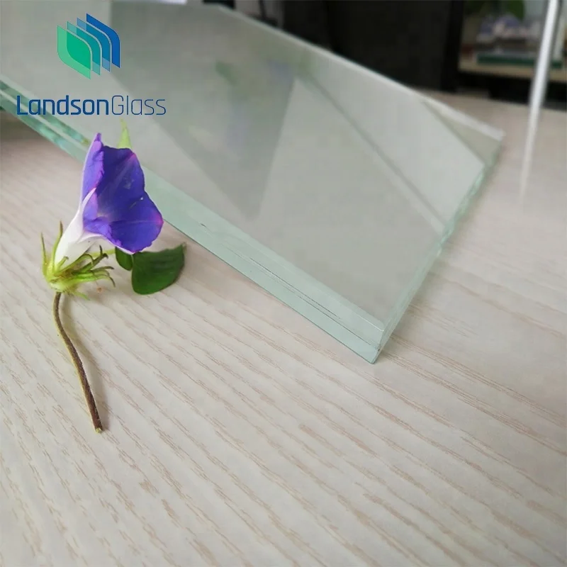 6.38mm 8.38mm 10.38mm Safety Milk White Laminated Glass