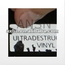 
Ultra destructible stickers 