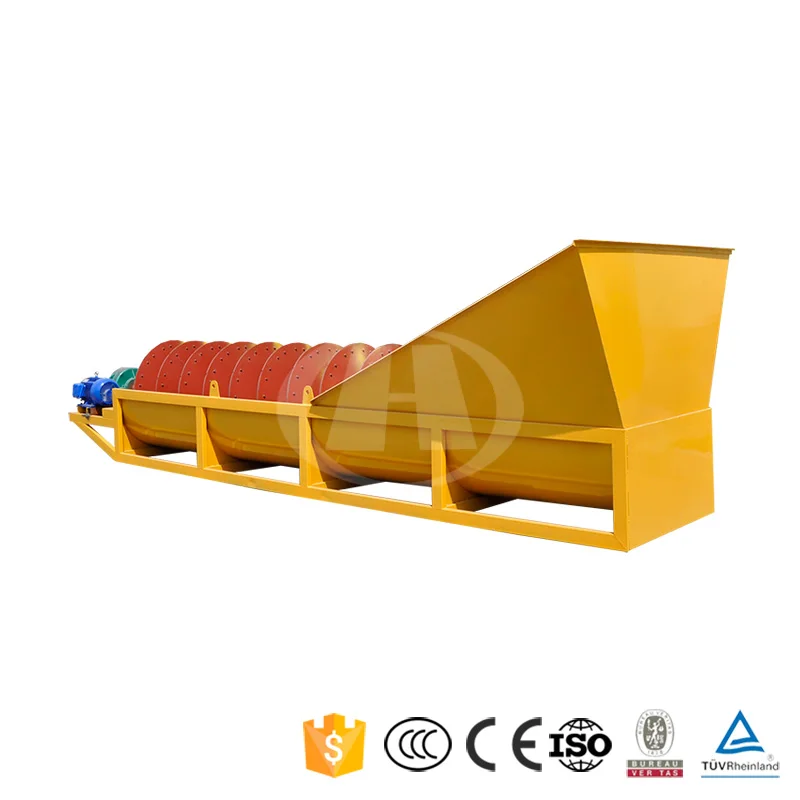 Low Consumption Quartz River Sand Screw Washing Machine For Sale