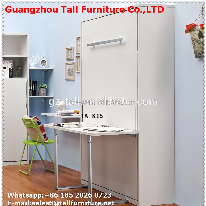 Простой трансформируемые кровать автоматического стены кровать вертикальная nurpuy кровать