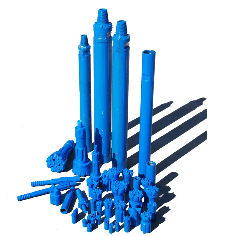 Blast Hole Drilling 4 Inch DTH Hammer Bits Antirust Shank M40