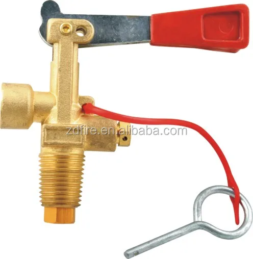 Клапан огнетушителя co2 Огнетушитель CO2 valvula para