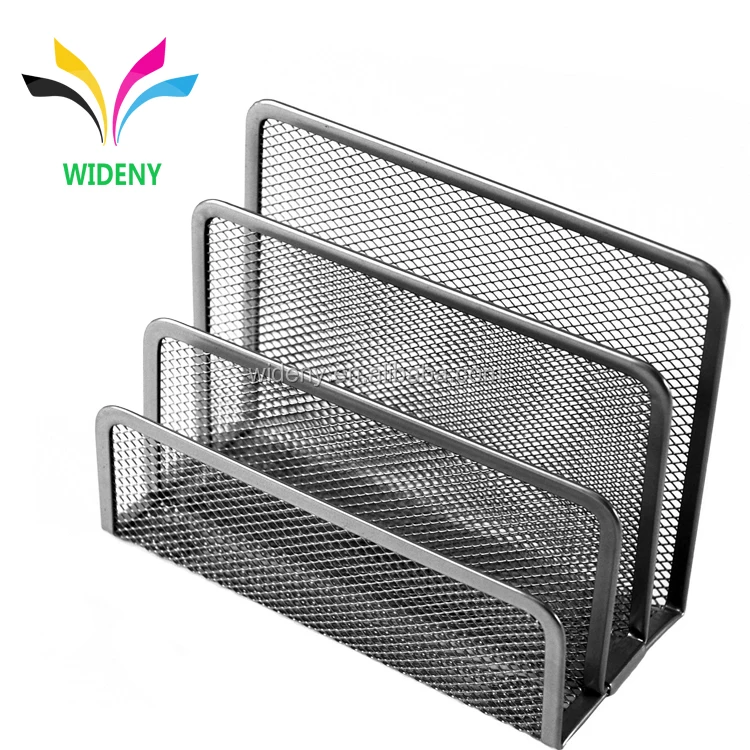 
high quality office metal mesh desk organizer with letter organizer 