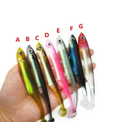 3' 4' 5' hollow belly paddle tail soft plastic fishing lure manufacturers soft minnow fishing bait