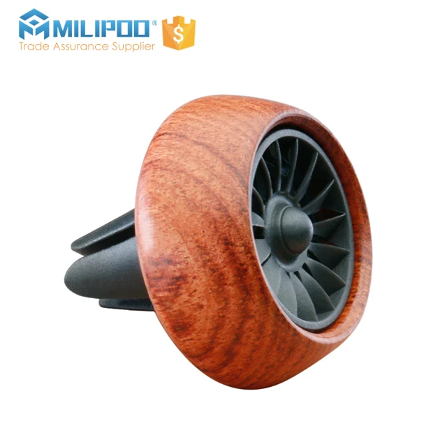 
New product automobile car air freshener vent aromath mini aromatherapy diffuser with 3 Refill Oil Pads (Rosewood) 