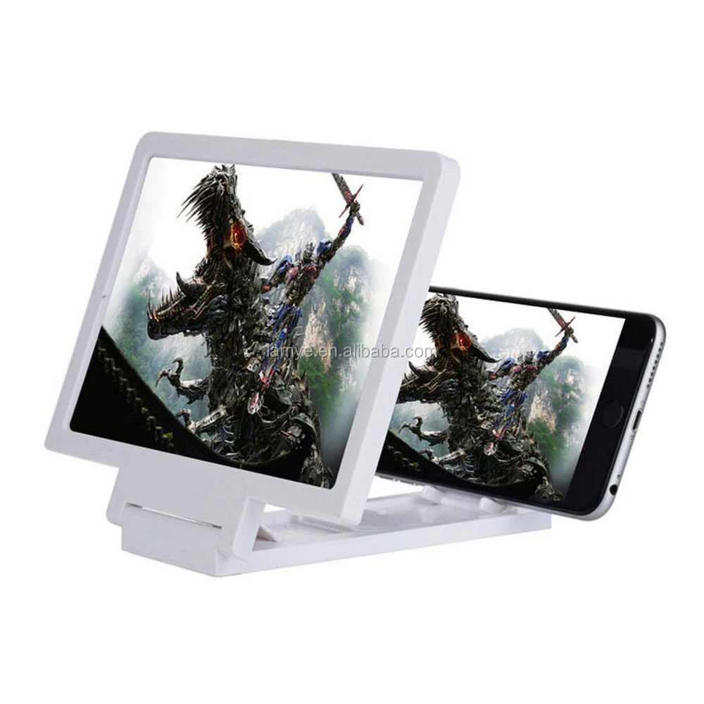 Foldable Screen Amplifiers for Smart Phone Enlarge Screens Stand Holder Cell Phone Screen Magnifier For Watching Movies Video