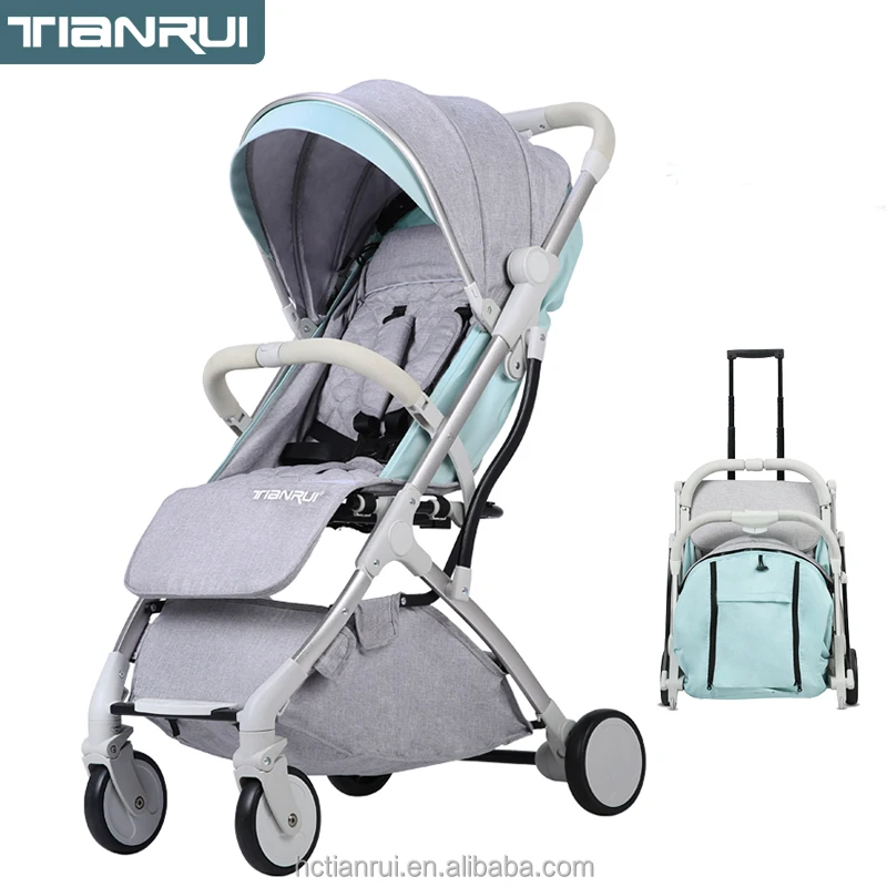 Tianrui 2020 aluminum alloy  frame  luxury foldable baby stroller factory