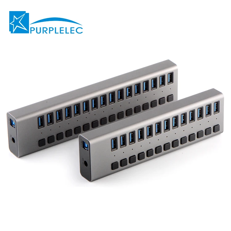 2021 Gold supplier 5gbps data transfer multiport usb charger 16 port 3.0 hub for computer