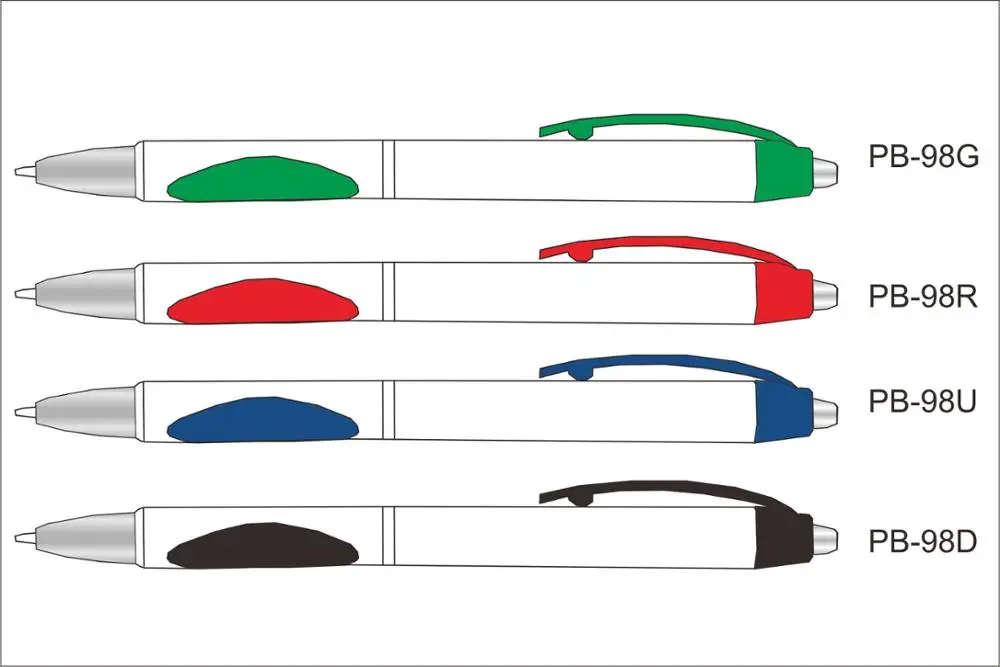 2018 logo custom promotional Plastic ballpoint pen