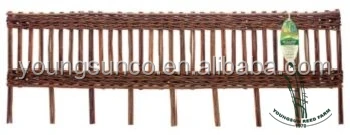 
willow garden edging border 