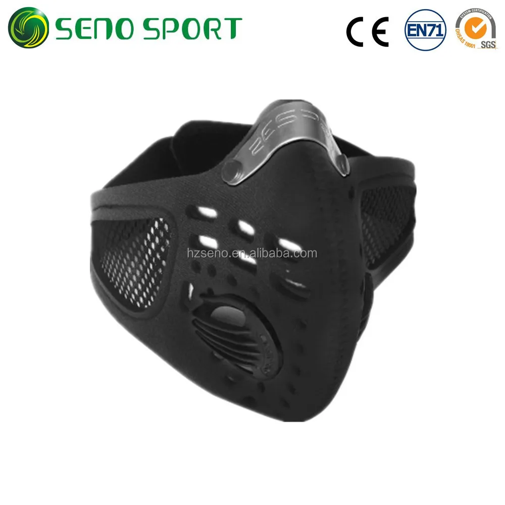 Anti-Dust Neoprene Motorcycle Half Face Mask With Carbon Filter