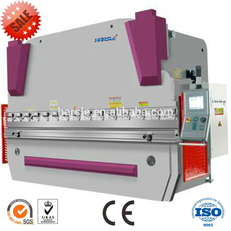 Press 250 tons/hydraulic press machine WC67Y-250*6000/sheet metal manual creasing machine
