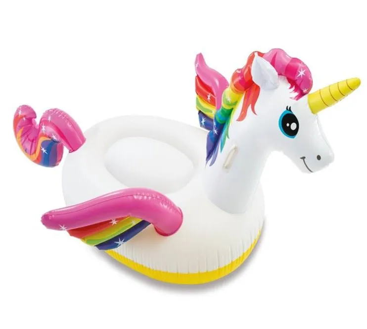 INTEX 57561small unicorn inflatable water toys inflatable ride-on pool float