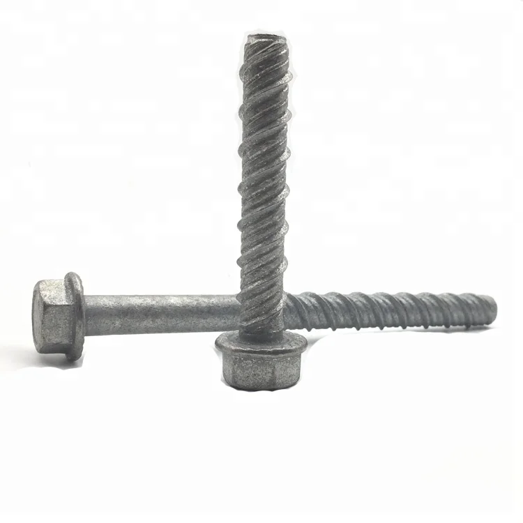 Galvanised Hex Flange Head Concrete Screw bolt