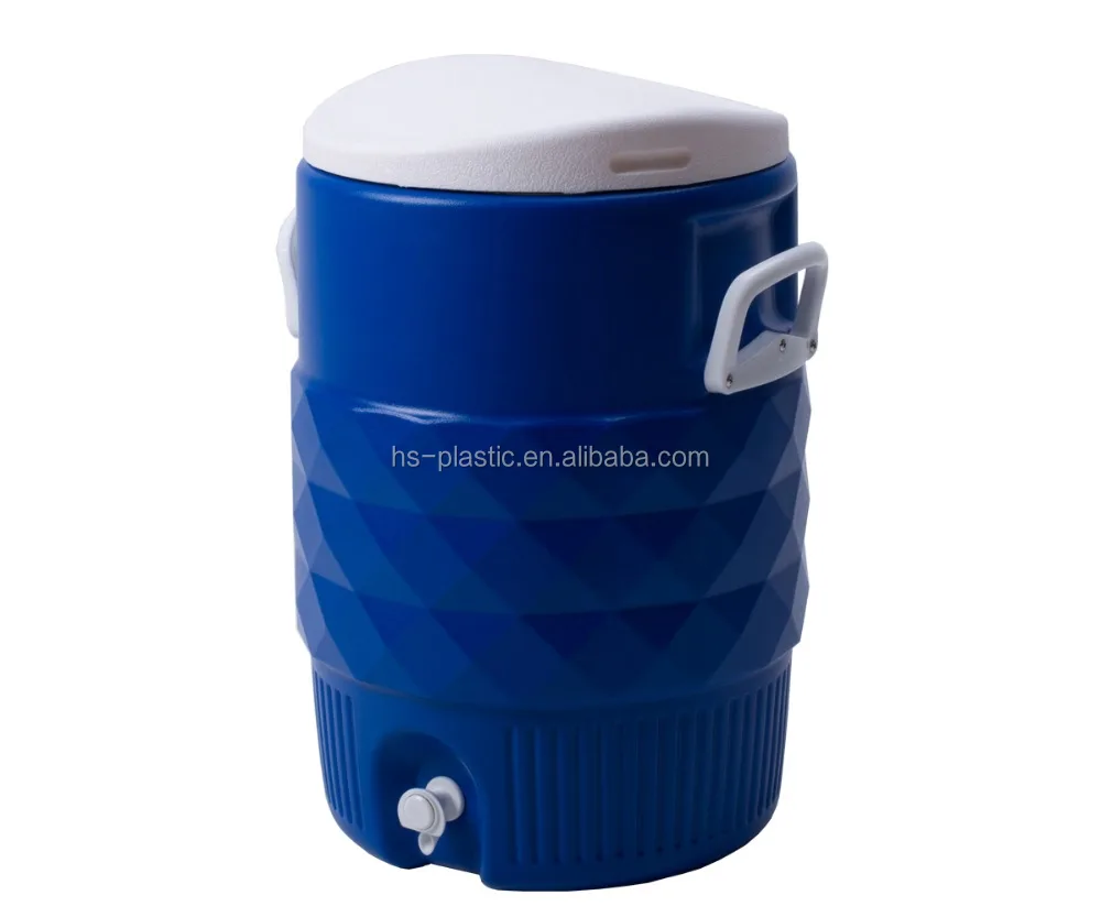 HS Plastic cooler  PU insulated water cooler jug(2 gallon +10gallon) for chilling ice  bucket with jug and spigot keep item cool